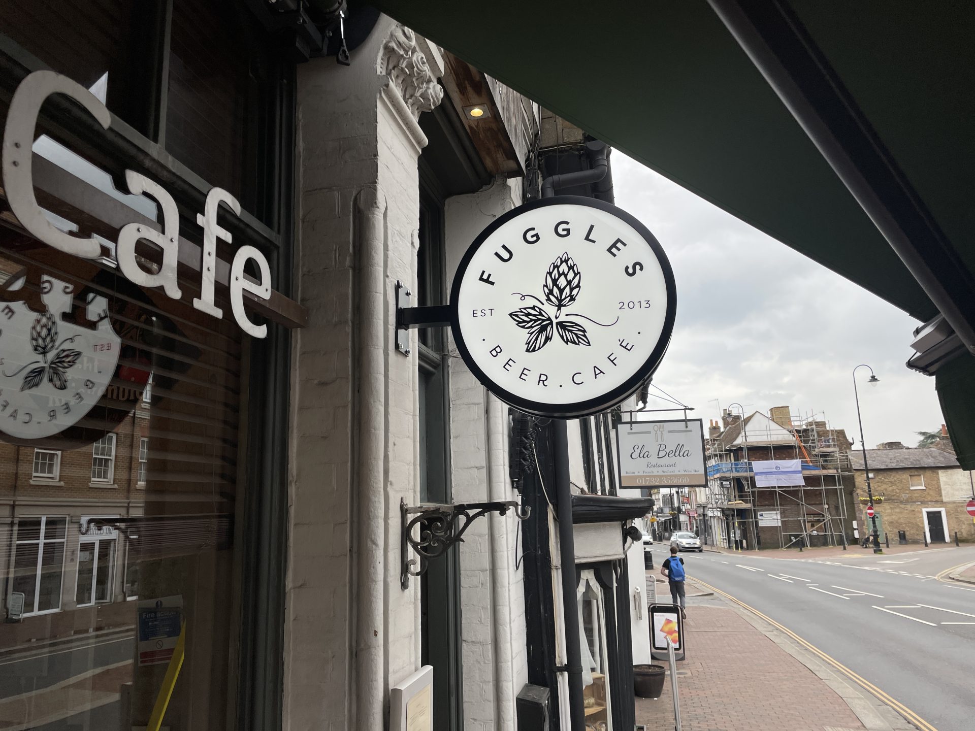 Fuggles Projecting Sign