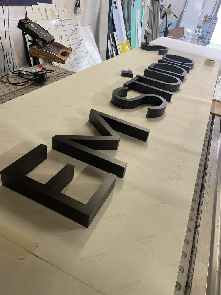 Metal Built Up Letters EM Studios