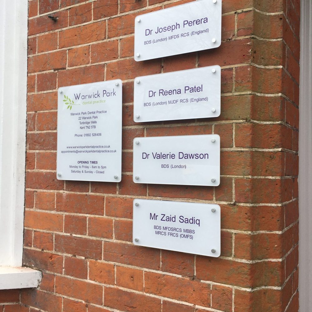 Acrylic office sign Acrylic office sign