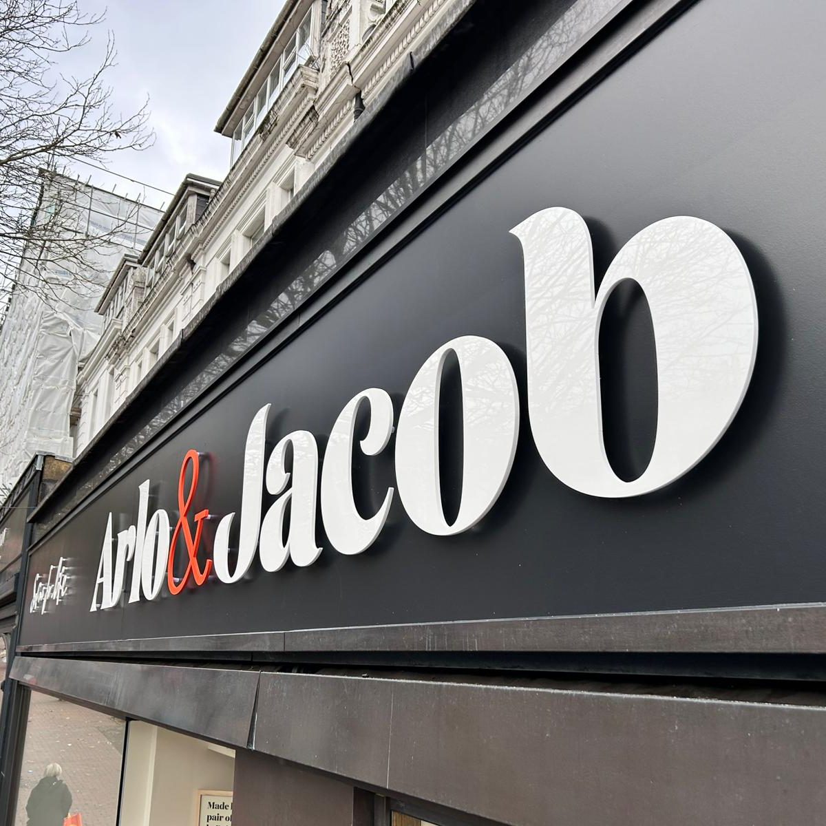 Arlo & Jacob Retail Shop Sign