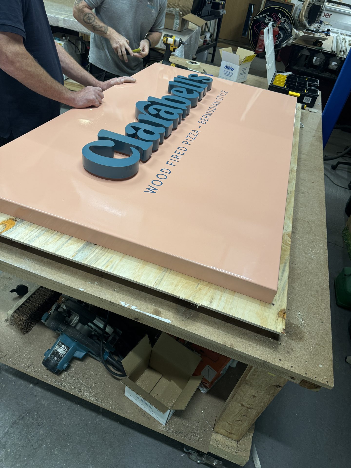 Clarabells Sign Crating