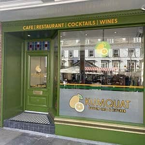 Vinyl-2 Cafe KUMQUAT in London, UK